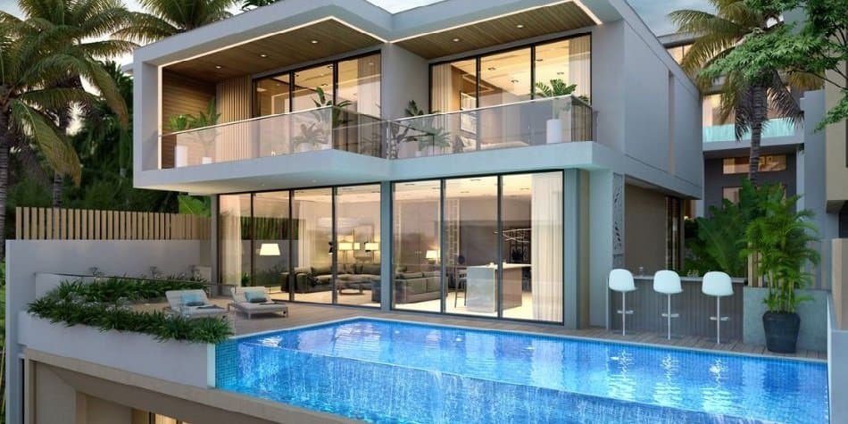 DLF Luxury Villas, Reis Magos — contemporary villa with a private pool
